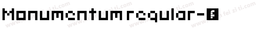 Monumentum regular字体转换